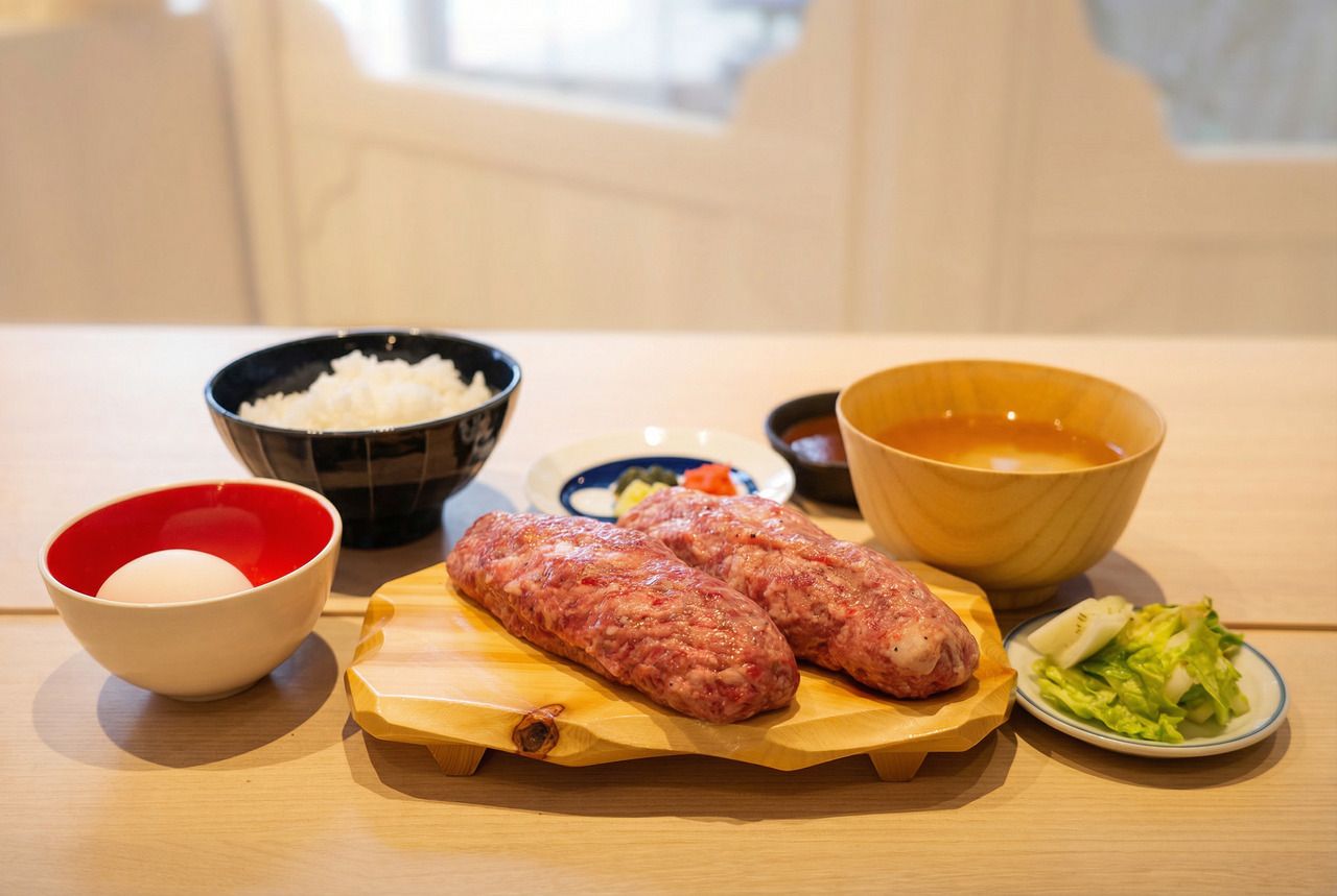 WAGYU Hamburg Steak Set Meal (140g x 2)