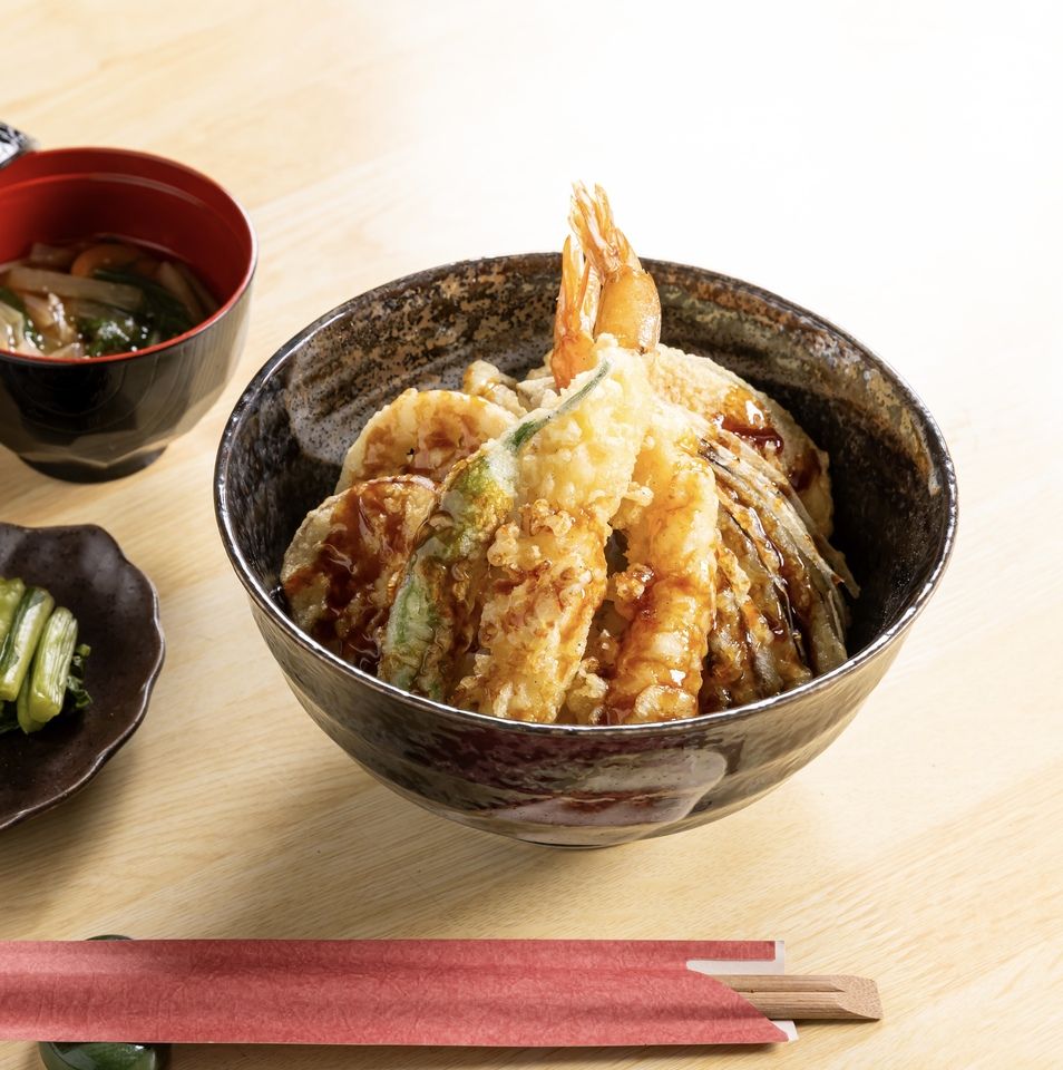 Tempura bowl set