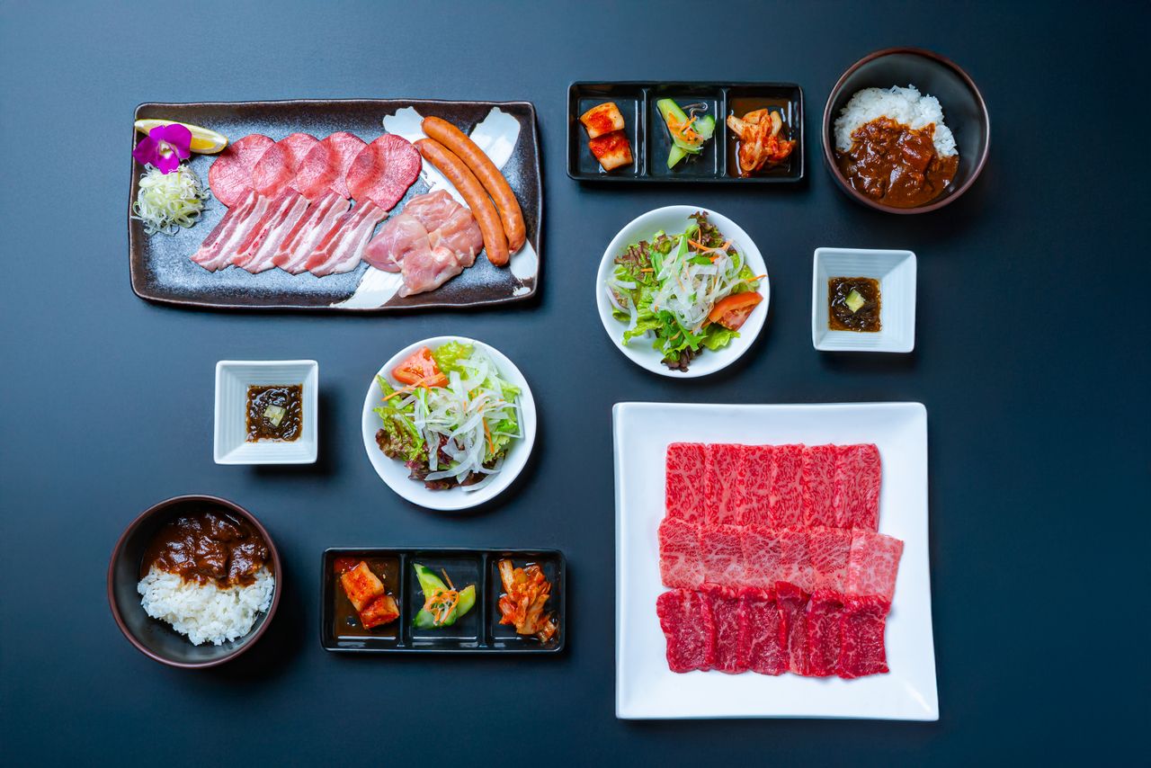 Yakiniku course with all-you-can-drink