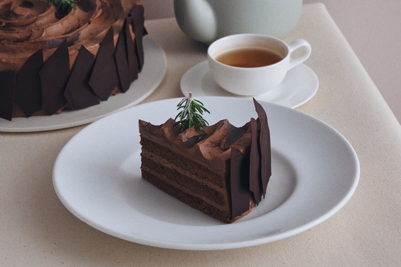 [From December 26th] Drink Set / Raspberry Chocolate Buche de Noel