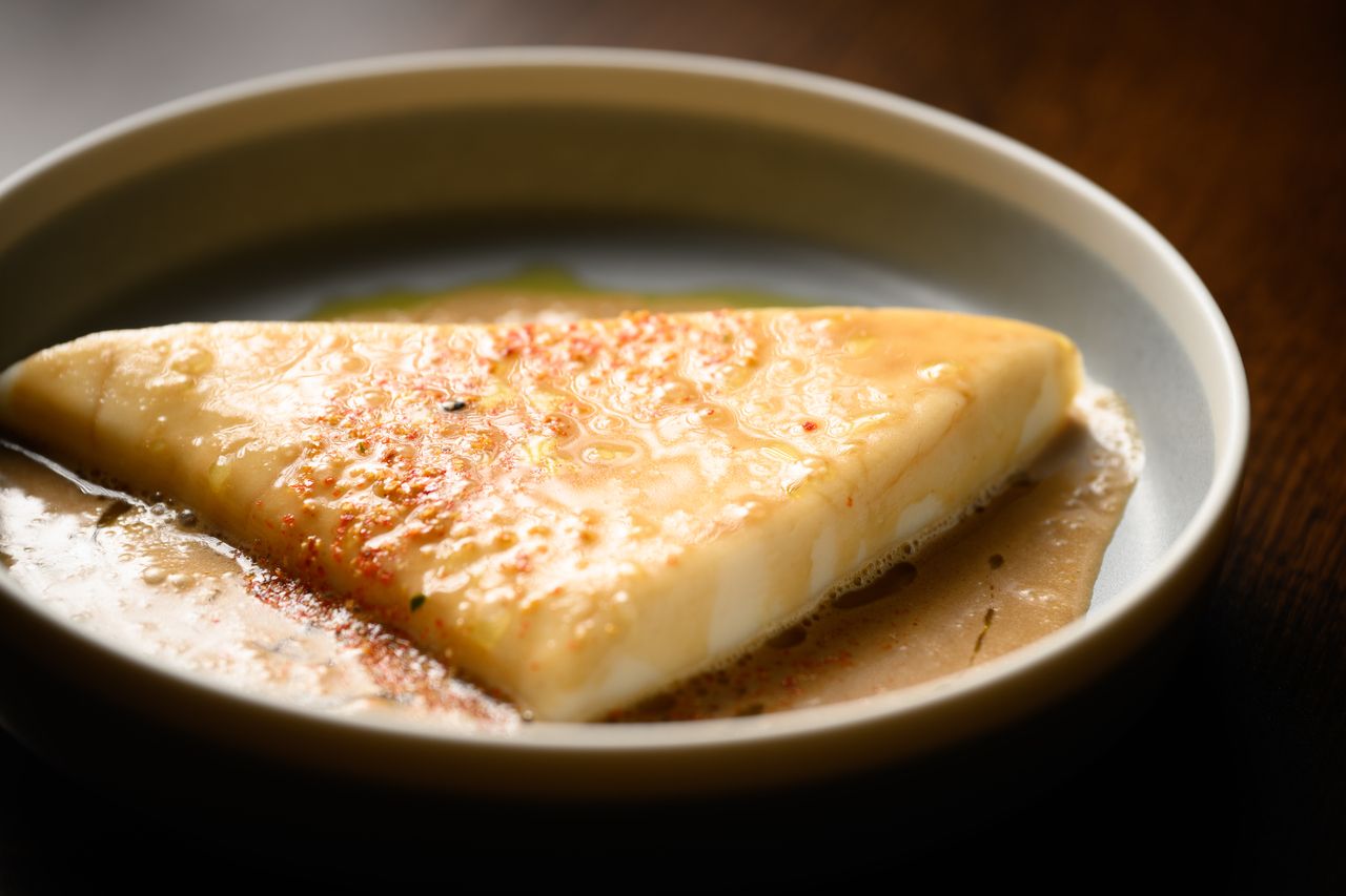 包含法式關東煮的九道菜套餐