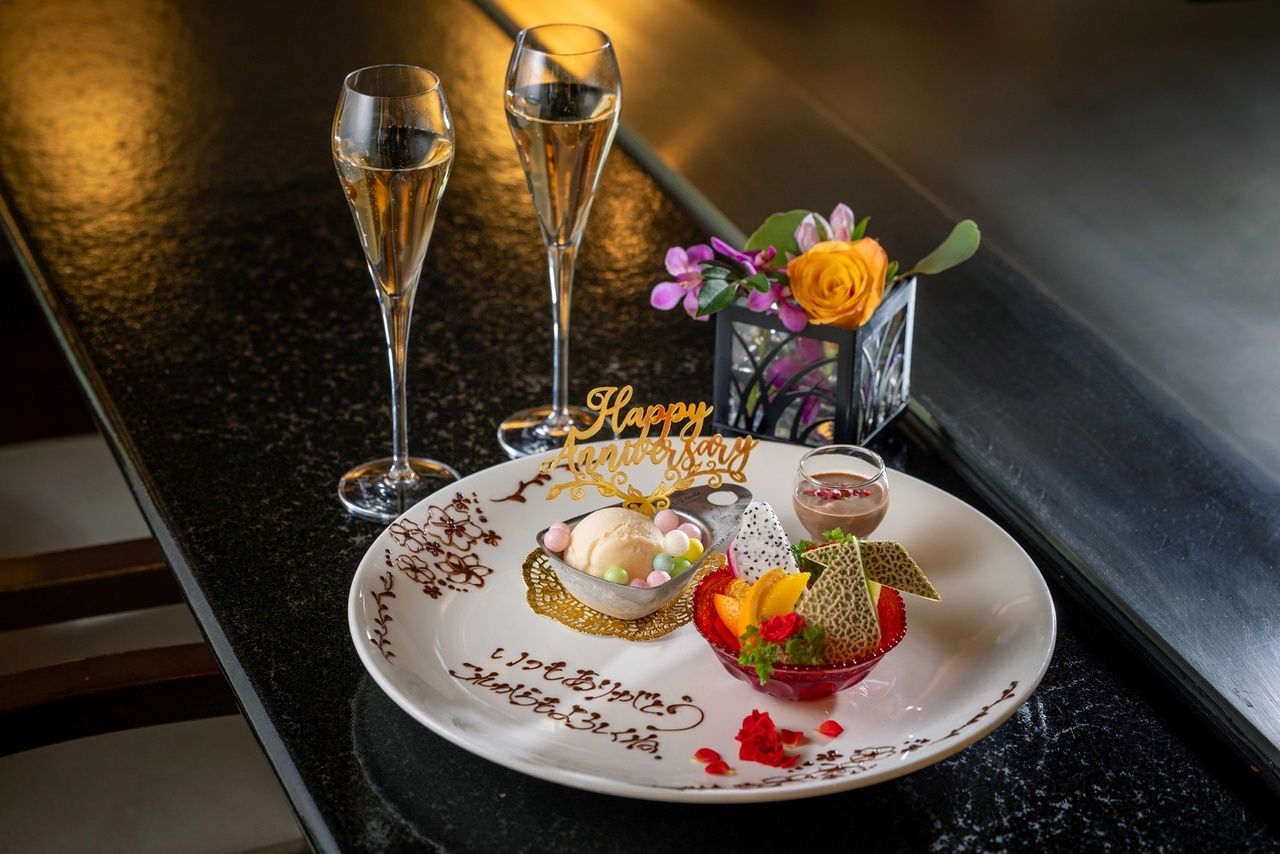 Web reservation only! [Etoile] With a glass of champagne!