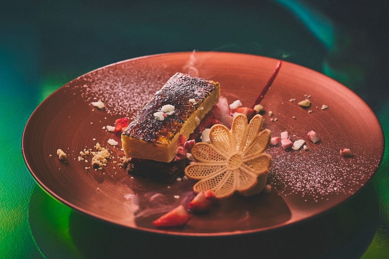 季節のシブースト 〜アシェット・デセール仕立て〜　ドリンクセット