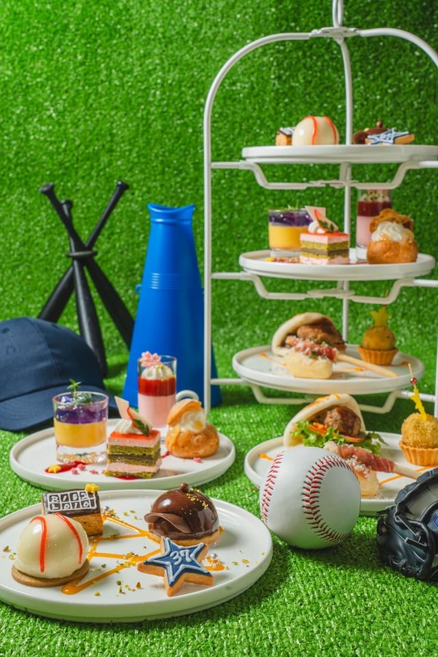 ベースボールアフタヌーンティーセット