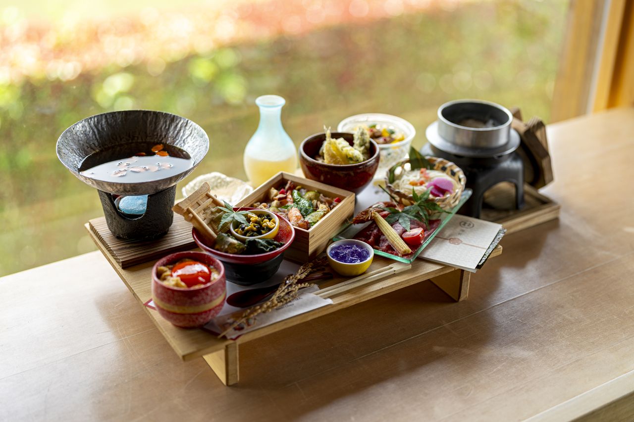 京都风味丼饭五道菜品尝套餐～和牛配夏季蔬菜，夏夜灯光下的寿喜烧～（夏季版/2026年6月）