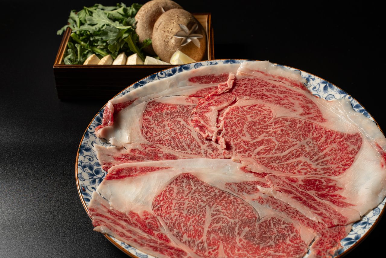 Kobe beef sukiyaki set