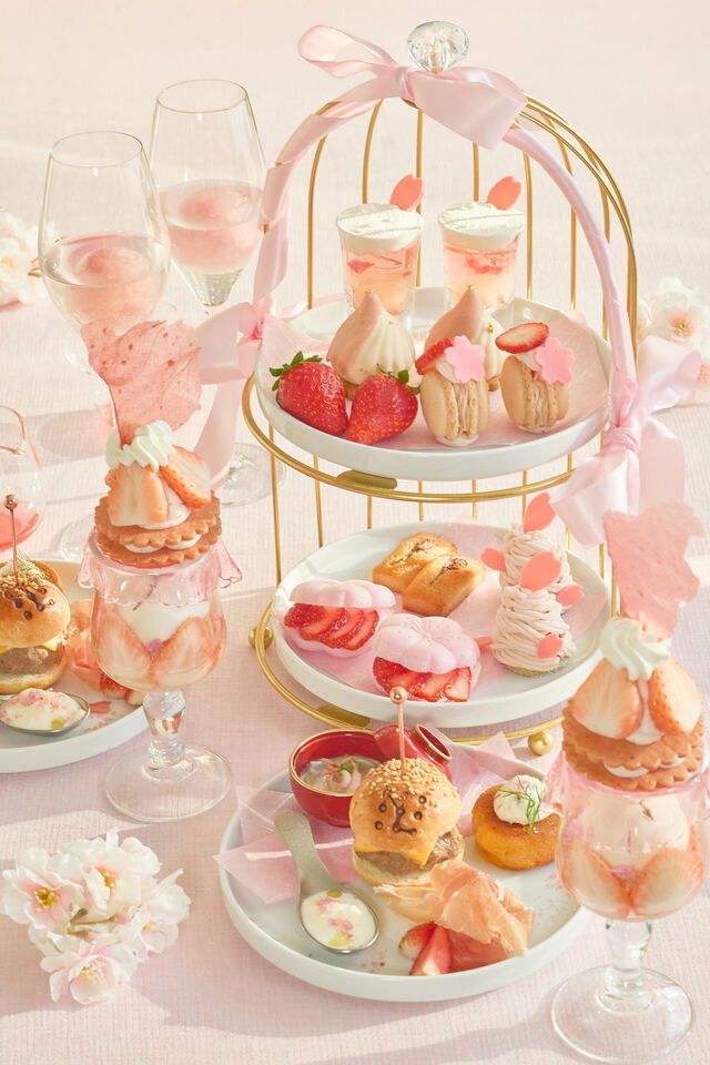 【平日ランチ/カフェ】Sakura Bloom Afternoon Tea