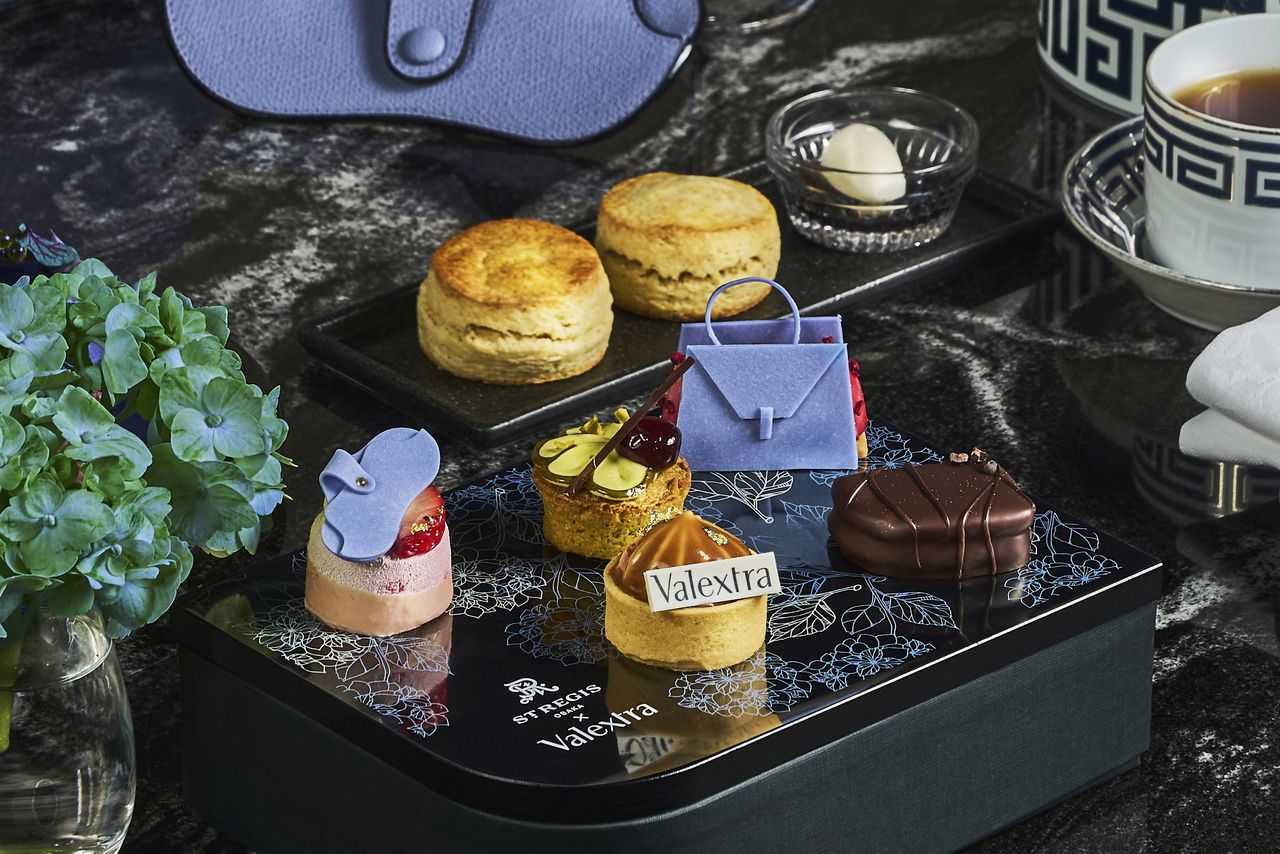 St. Regis Afternoon Tea with Valextra - Iside in Bloom -