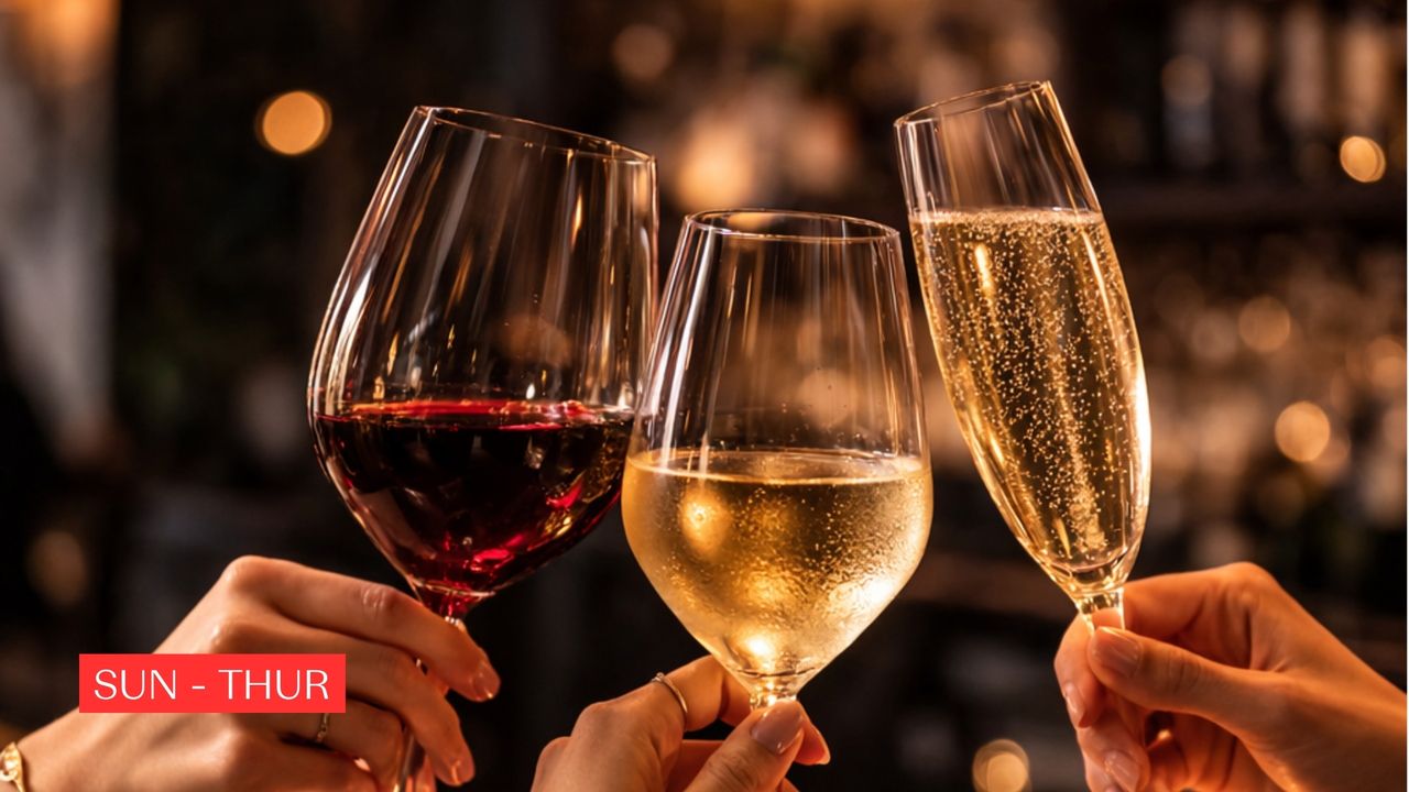 [Sun-Thur] - Free Flow Wine (2hr)