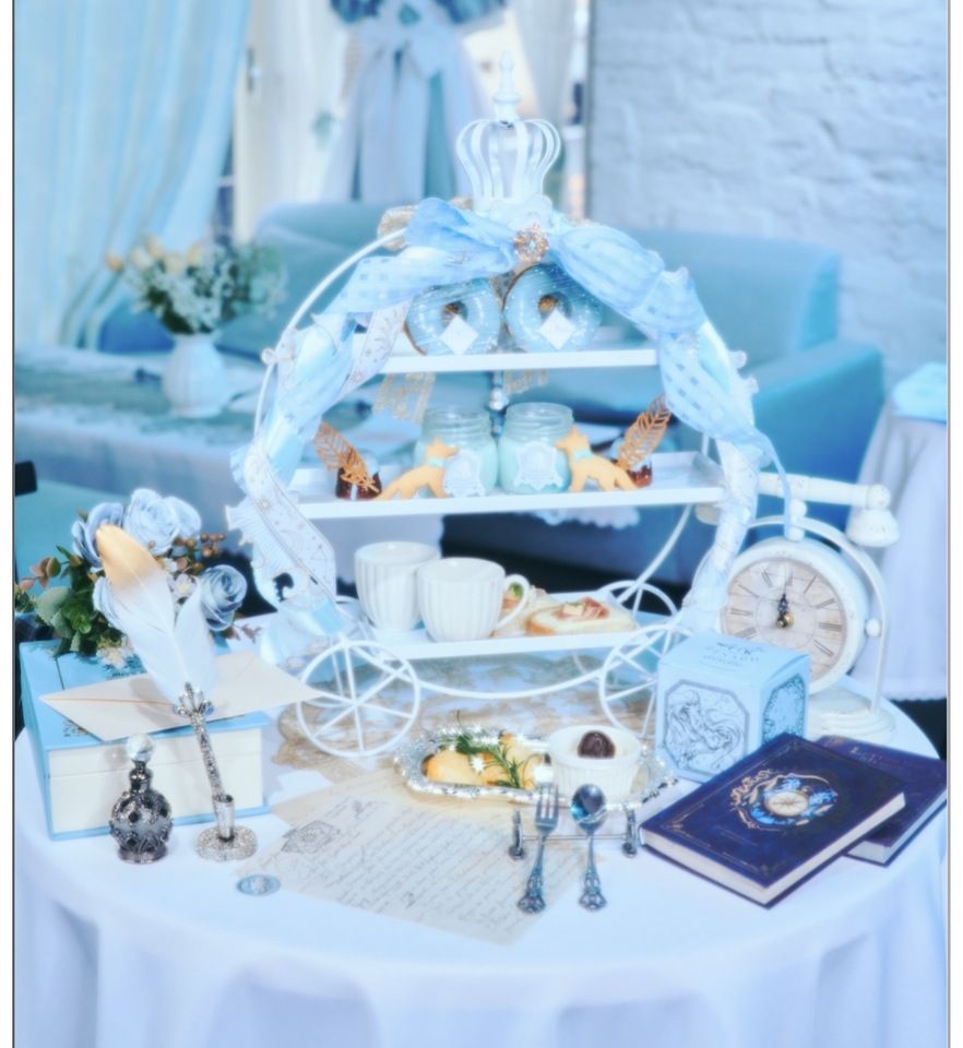 📘🪶【For 2 person】RENARD magical School – Aqua –¥10,400 (Price for 2 people / Served on a 3-tiered tray)