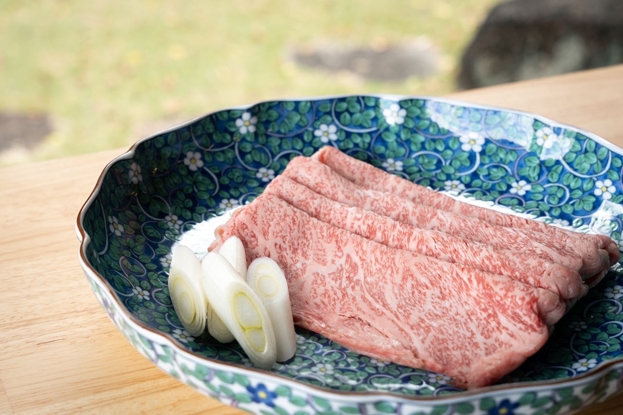 Hayama Beef: Finest Japanese black Wagyu beef sukiyaki