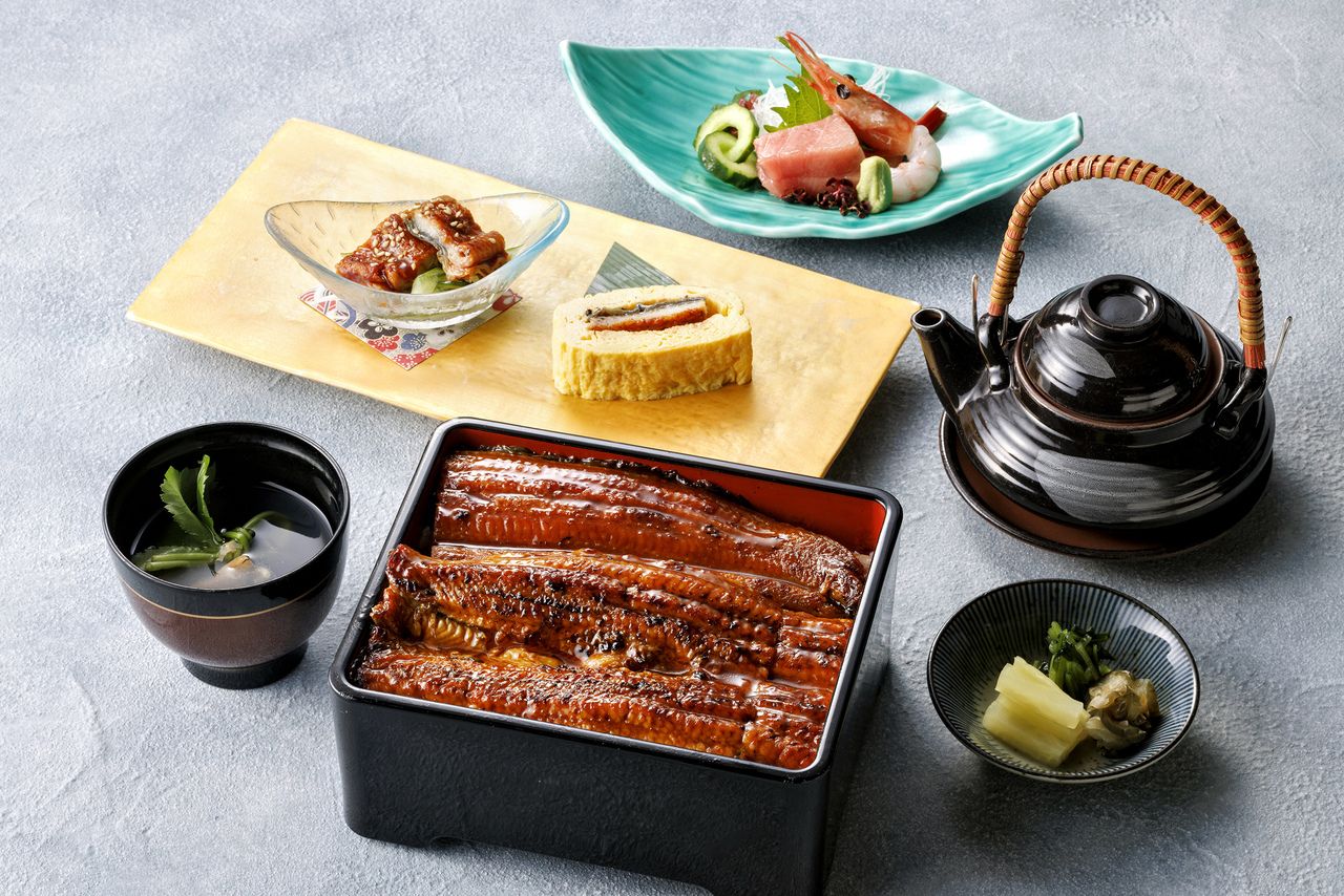 国産うなぎ重