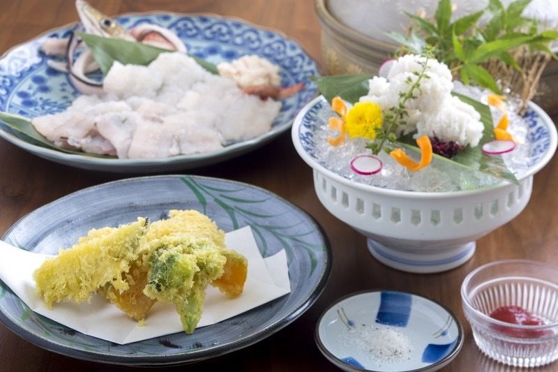 [Limited] Live Pike Conger Shabu-Shabu Kaiseki Course [Bamboo]