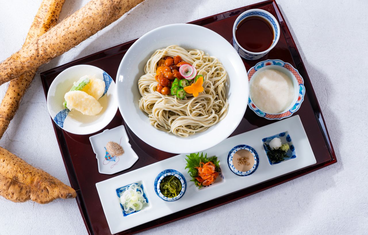 Lunch:Chilled Grated Japanese Yam soba 6/1-8/31