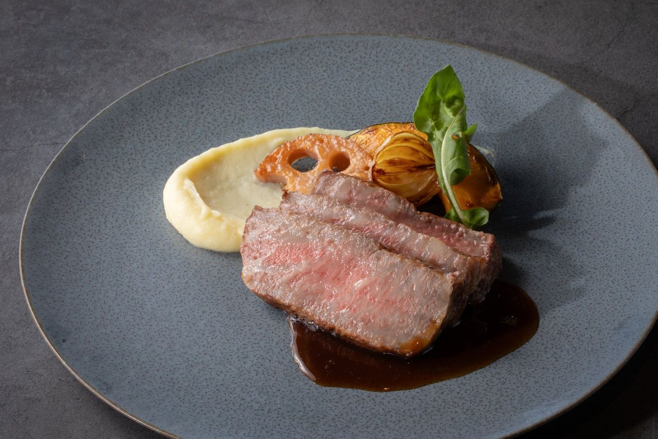 [Il Ortolana] Charcoal-grilled Japanese Black Wagyu beef + buffet (adults)