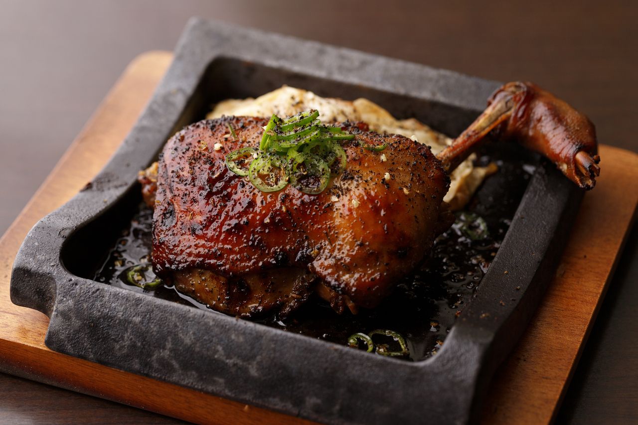 5月〜【料理のみ】名物ひな鶏の青唐山椒焼きや炭火焼鳥、鶏団子のみぞれ餡など全11品　4500円