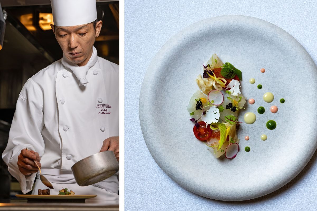 A gourmet event presented by Chiaki Haneda, head chef of Grand Cuisine La Cascade.