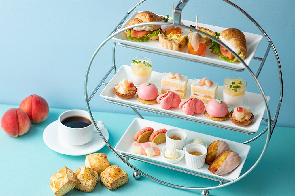 【土日祝日】ピーチアフタヌーンティー（7/1～9/30）