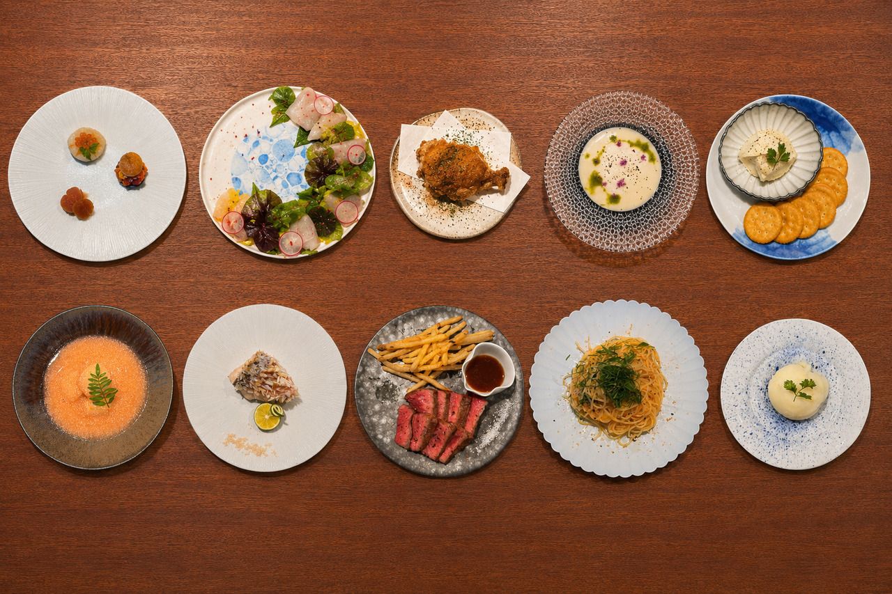 5,000 yen course ◆ Choose your main dish: Sea bream or Wagyu short rib steak! Enjoy our popular mentaiko dishes.