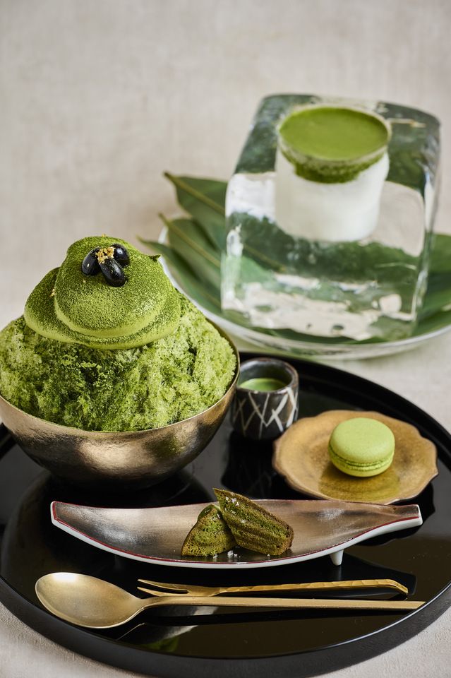 [THE KOICHA] Rich dark tea shaved ice set – Ice glass