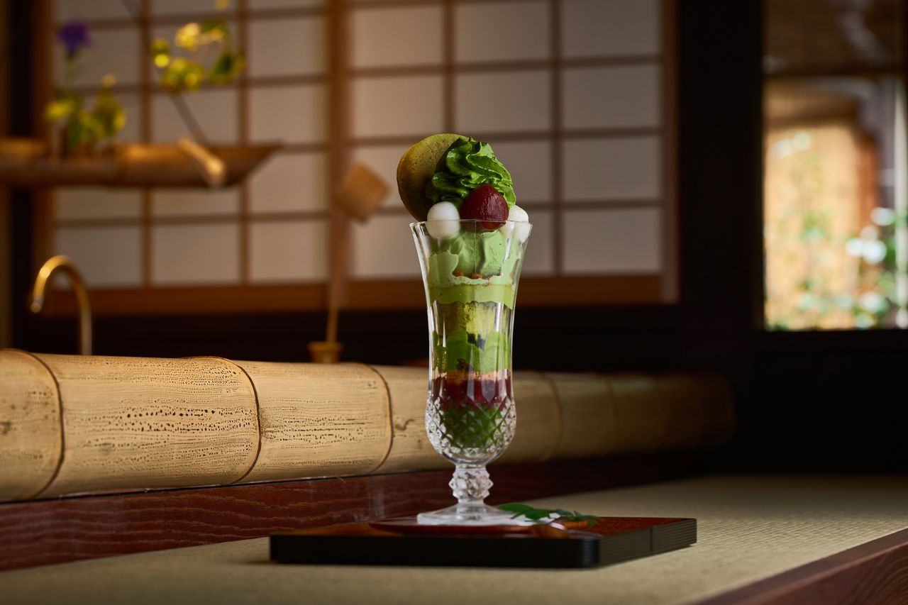 Shimizu Matcha Parfait – with Drink